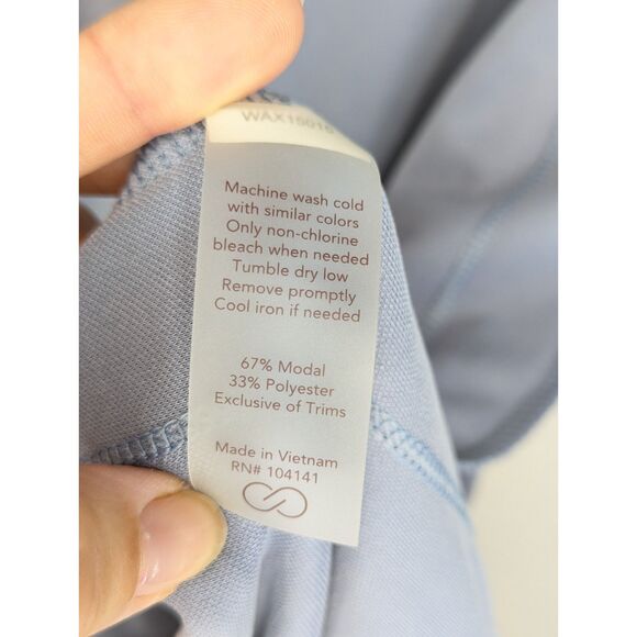 CALIA BY CARRIE UNDERWOOD T Shirt Dress Size M Modal Blue Softcore Loungewear - Picture 8 of 8